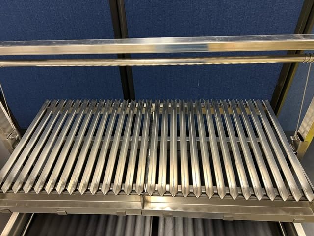 Santa Maria Grill Built in BBQ Cooking Grill -Argentine Barbecue V grate adjustable height