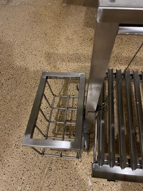 Santa Maria Grill Built in BBQ Cooking Grill -Argentine Barbecue V grate adjustable height